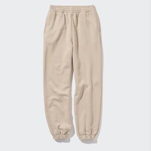 Uniqlo cream sweatpants